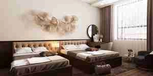 هماهنگی رنگ‌ها و سادگی در طراحی اتاق خواب مدرن برای اسکچاپ