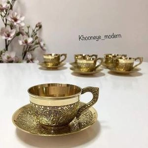 ست جام وچایخوری برنزی