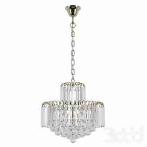 لوستر کریستالی با حجم کم Chandelier Ovada E