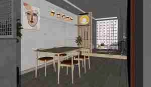 نشیمن مدرن و آرامش‌بخش برای اسکچاپ