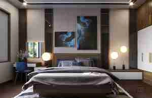طراحی داخلی اتاق خواب مدرن برای اسکچاپ