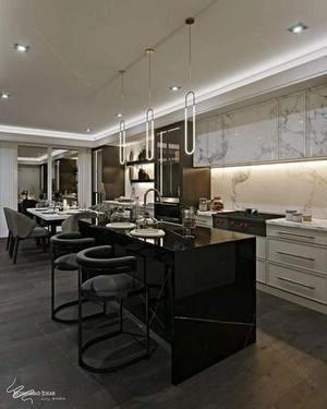 اشپزخانه مدرن جزیره ای