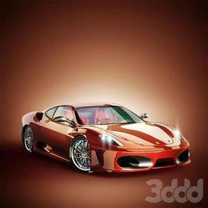 ماشین فراری 3d آبجکت