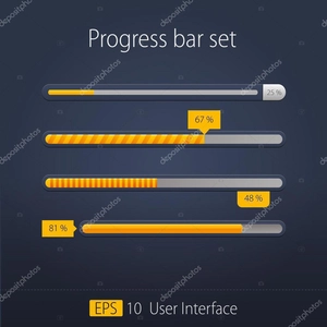 وکتور Progress Bar