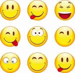 Funny smile emoticons ایموجی لبخند