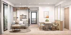 طراحی داخلی آپارتمان مسکونی به سبک مینیمال برای اسکچاپ