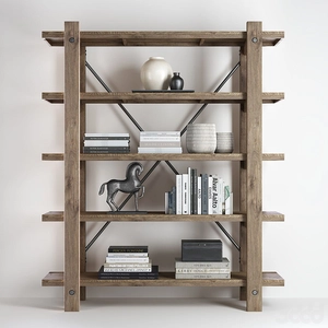 قفسه چوبی کتاب  ETAGERE