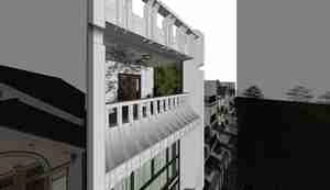 طراحی نما مدرن و سبز برای اسکچاپ