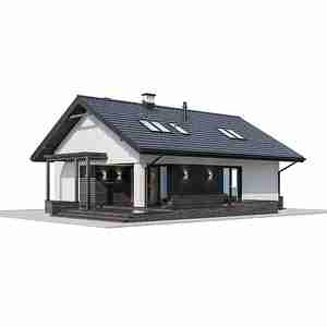 آبجکت کلبه چوبی وسط جنگل Privat house 5t3