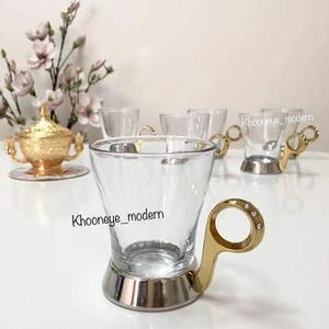 فنجان های دسته نگین دار