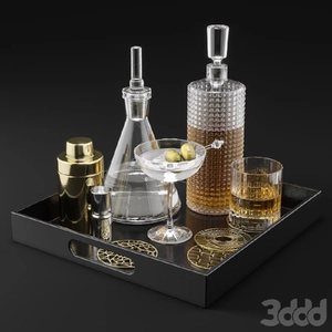 دکوراسیون میز قهوه CB2 Barware