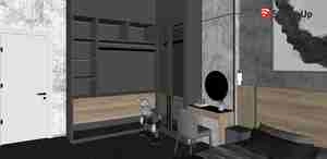 طراحی داخلی اتاق خواب مدرن برای اسکچاپ