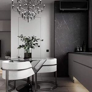 دکوراسیون داخلی مدرن رنگ مشکی