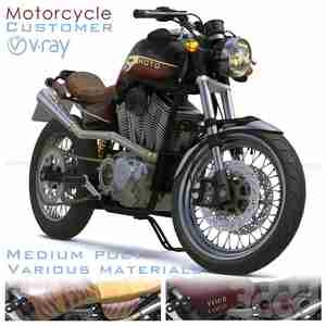 آبجکت موتور سیکلت Motorcycle 1