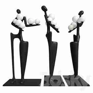 آباژور ایستاده رویاپرداز انسان