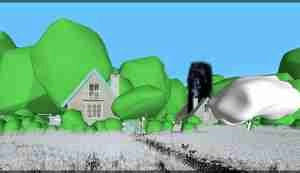 خانه‌های روستایی در آغوش طبیعت برای اسکچاپ