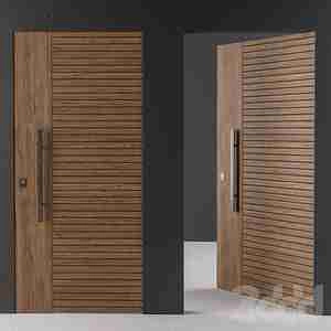 آبجکت درچوبی واحد Frameless Door-2Type Minimal