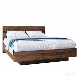 تخت خواب چوبی 44