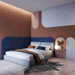 طراحی داخلی اتاق خواب مدرن برای اسکچاپ