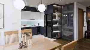 طراحی داخلی فضای نشیمن مدرن برای اسکچاپ