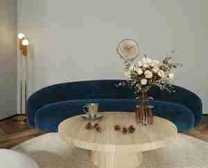 طراحی داخلی اتاق خواب مدرن با نشیمن جدا برای اسکچاپ