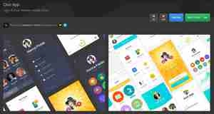 یو آی برای اپلکیشن کویز Quiz App