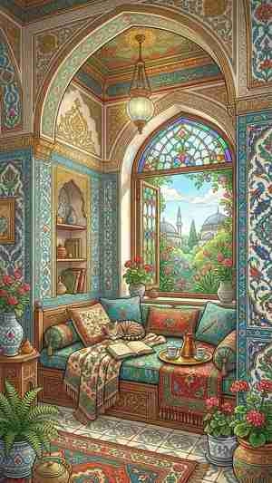 طراحی طاقچه پنجره با هوش مصنوعی