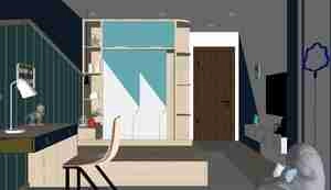 اتاق کودک با رنگ های شاد و طرح های خلاقانه برای اسکچاپ