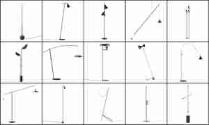 پک جذاب چراغ های زمینی با دیزاین مدرن