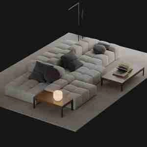 ست مبلمان راحتی به همراه میز جلو مبلی