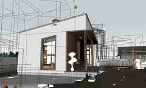 طراحی ویلا مدرن برای اسکچاپ