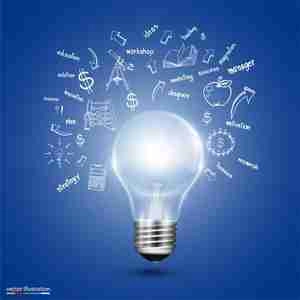 لامپ حبابی و ایده ها