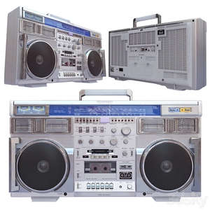 ضبط قدیمی 3D Retro Boombox Conion C100F