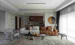 طراحی داخلی نشیمن و آشپزخانه مدرن برای اسکچاپ