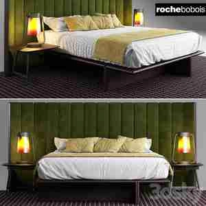 تخت خواب آبجکت 3d Bed Roche Bobois Backstage Bed