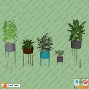 انواع گلدان برای اسکچاپ 12