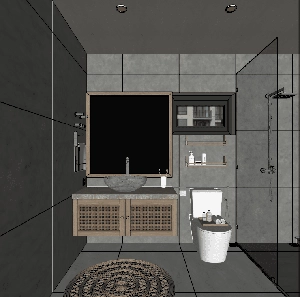 طراحی اتاق خواب مینیمال برای اسکچاپ