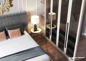 طراحی داخلی اتاق خواب مدرن و شیک برای اسکچاپ