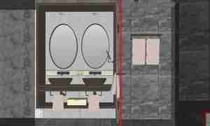 سبک لوکس مدرن در طراحی سرویس بهداشتی برای اسکچاپ