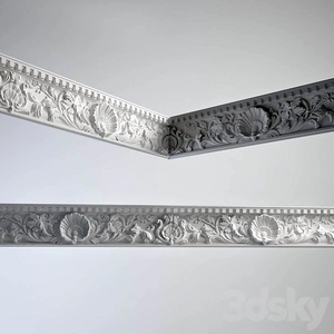 قرنیز گچبری دور سقف  K7