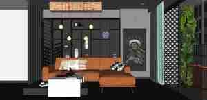 فضایی مدرن و دلنشین با نورپردازی آرامشبخش در اسکچاپ