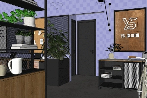 فضای داخلی اداری برای اسکچاپ