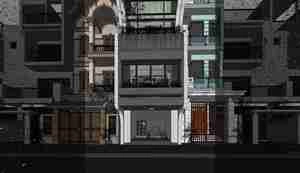 طراحی نما مدرن و سبز برای اسکچاپ