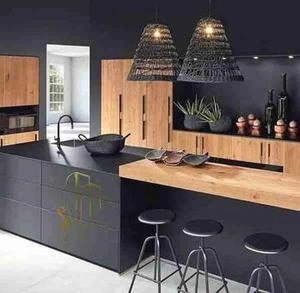 طراحی آشپزخانه مدرن بدون دستگیره