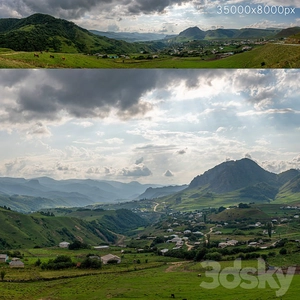 روستای کوهستانی پانوراما 35 هزار