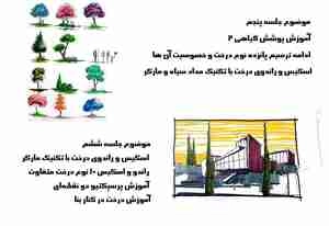 پکیج آموزش اسکیس پایه استاد جیران مقدم