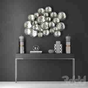 کنسول فلزی با دیوار کوب Dantone Home