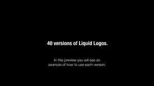 لوگو موشن با مایع  Liquid Logo Reveal