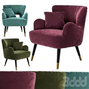 صندلی راحتی قو با رنگ زرشکی و فیروزه ای و سبز
