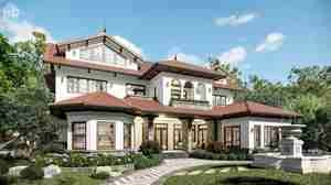 طراحی نما با الهام از سبک کلاسیک مدرن برای اسکچاپ